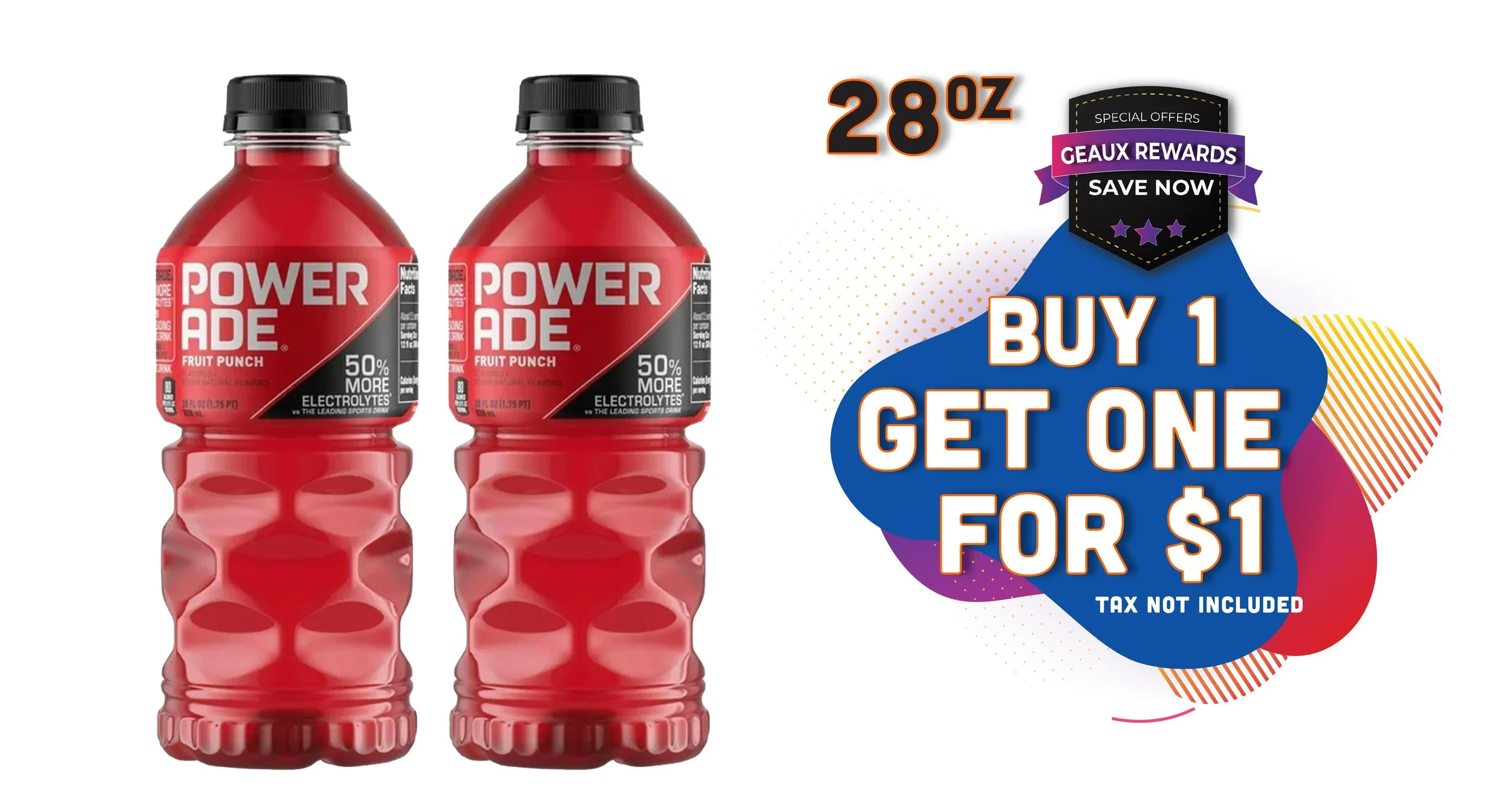 Monster Energy 16oz — buy 1 get one for $1