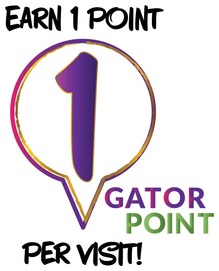 Earn 1 Gator Point per visit